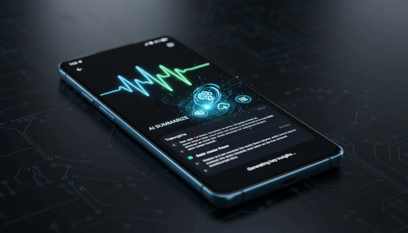 Samsung Voice Recorder'daki Yapay Zeka Çökme Sorununu Çözdü