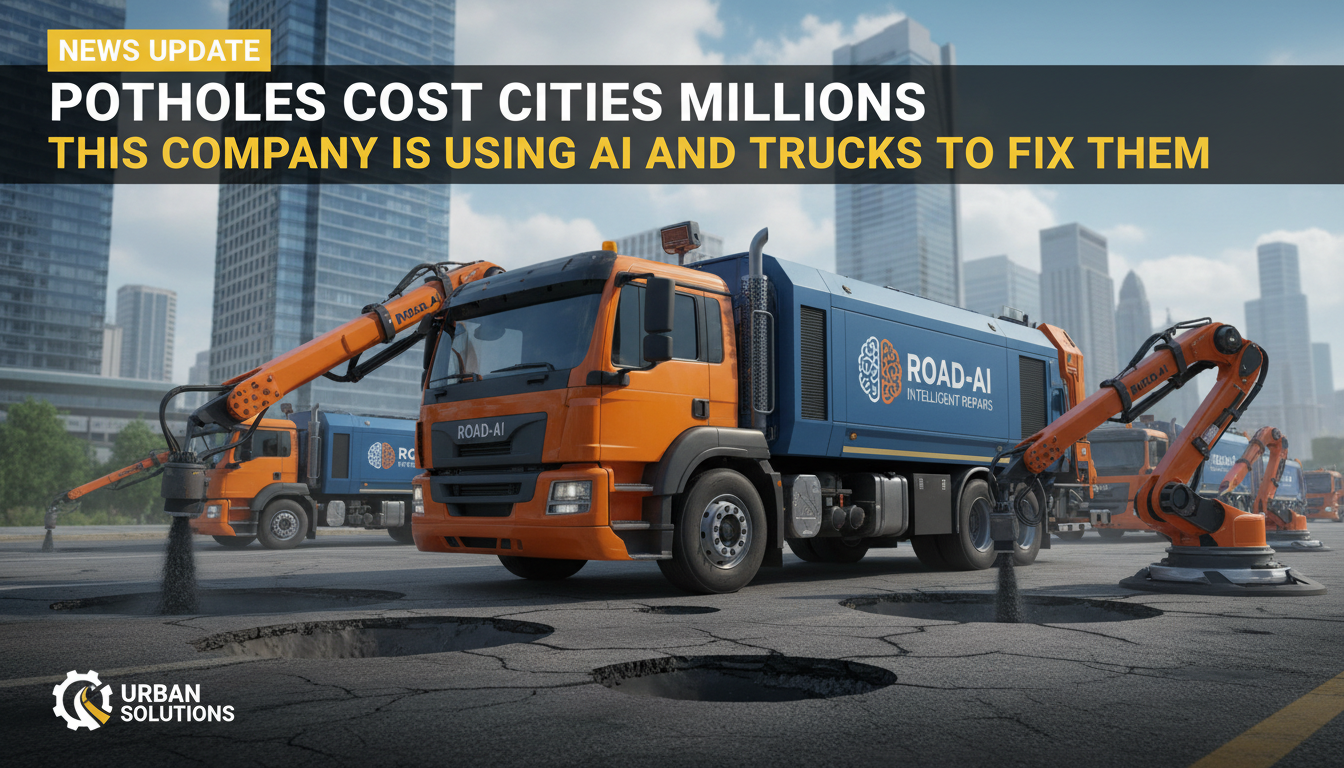 Potholes cost cities millions: This company is using AI and trucks to fix them