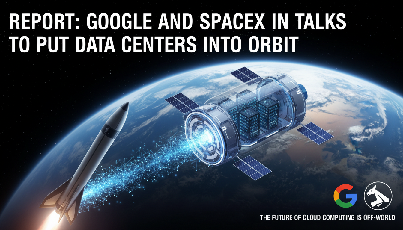 Report: Google and SpaceX in talks to put data centers into orbit