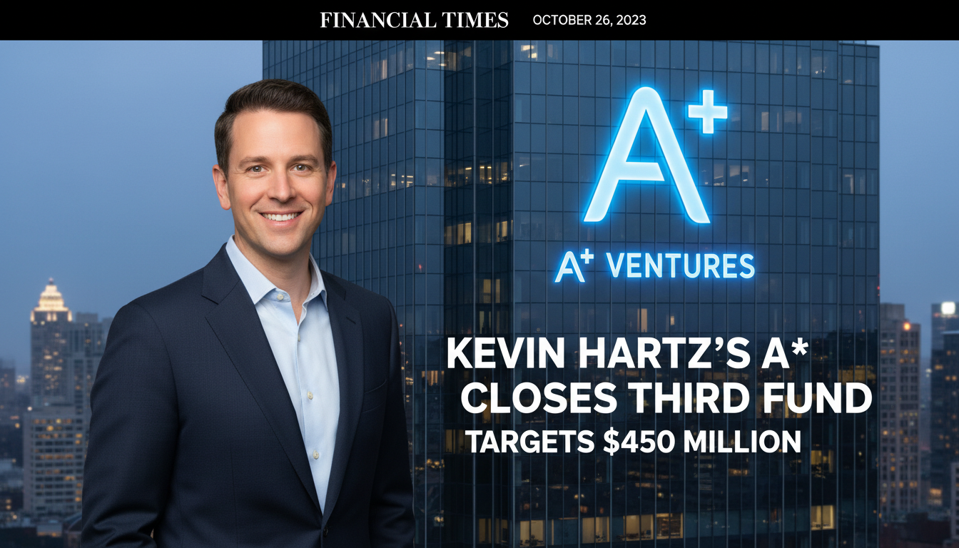 Kevin Hartz’s A* just closed its third fund with $450 million