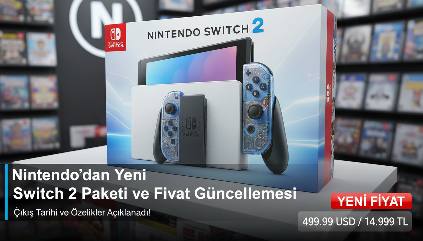 Nintendo’dan Yeni Switch 2 Paketi ve Fiyat Güncellemesi