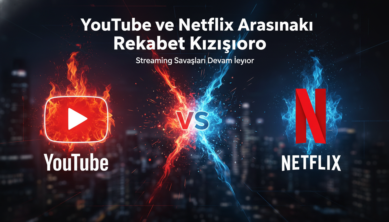 YouTube ve Netflix Arasındaki Rekabet Kızışıyor