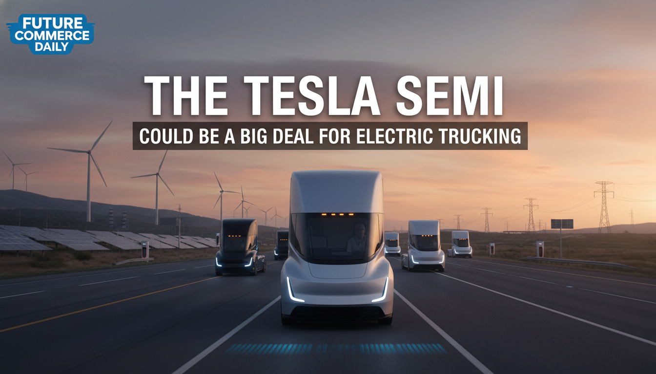 The Tesla Semi could be a big deal for electric trucking