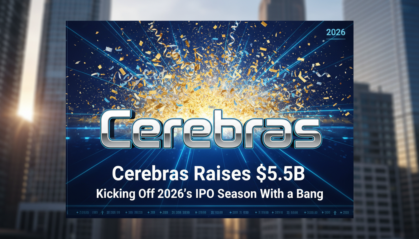 Cerebras raises $5.5B, kicking off 2026’s IPO season with a bang