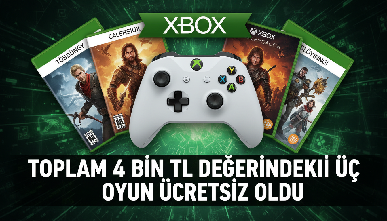 Xbox’ta Toplam 4 Bin TL Değerindeki Üç Oyun Ücretsiz Oldu