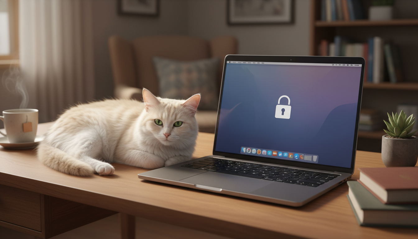 Kedili Mac Kullanıcıları İçin Geliştirilen 'Cats Lock' Uygulaması Çıktı