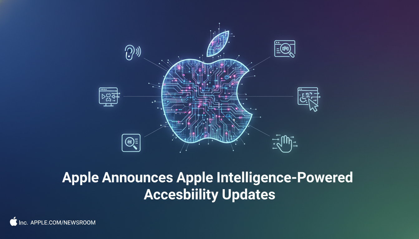 Apple announces Apple Intelligence powered accessibility feature updates