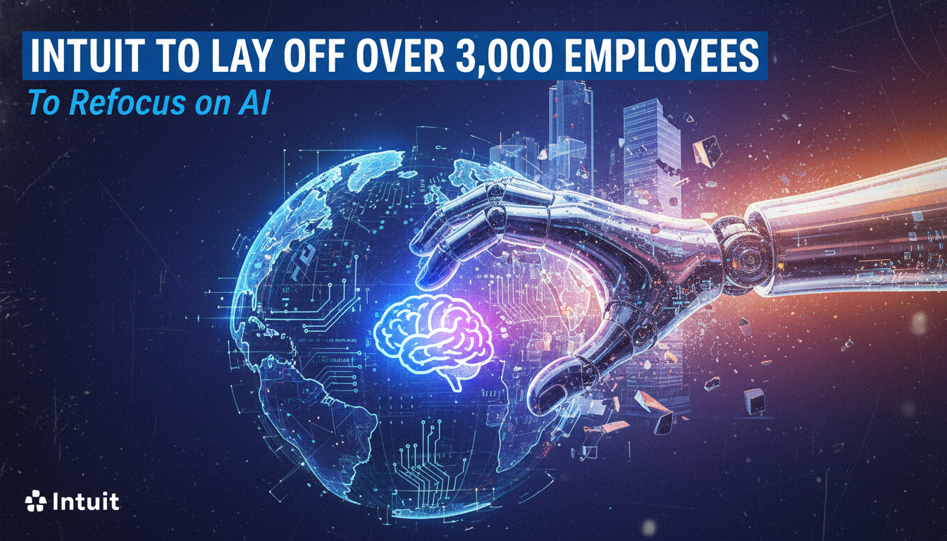 Intuit to lay off over 3,000 employees to refocus on AI