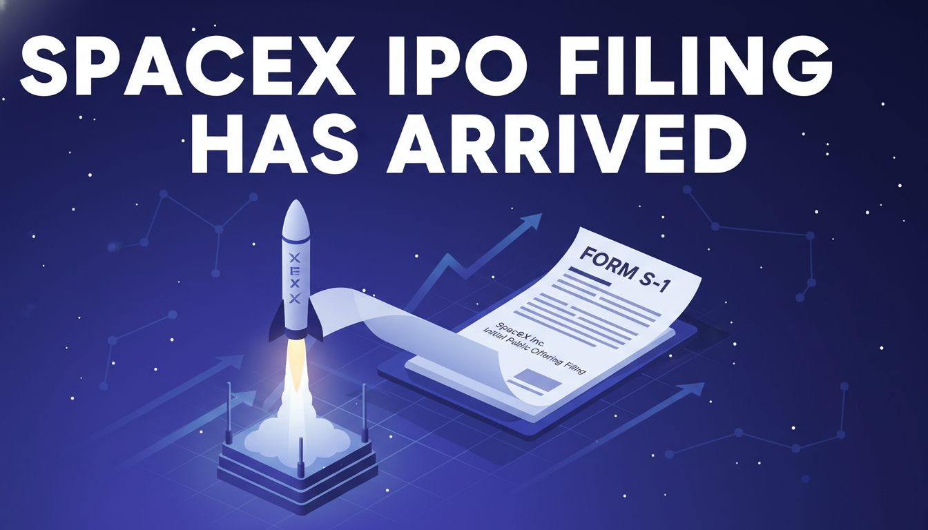 The SpaceX IPO filing has arrived