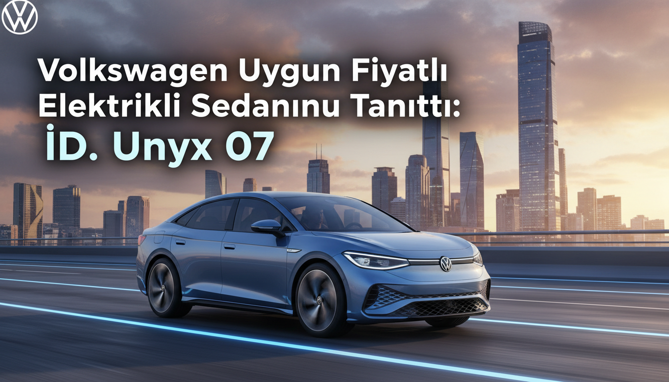 Volkswagen Uygun Fiyatlı Elektrikli Sedanını Tanıttı: ID. Unyx 07