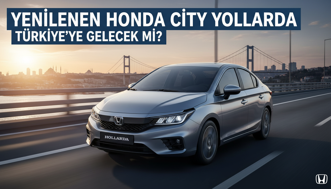 Yenilenen Honda City Yollarda: Türkiye’ye Gelecek mi?
