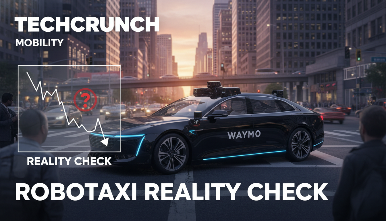 TechCrunch Mobility: Robotaxi reality check