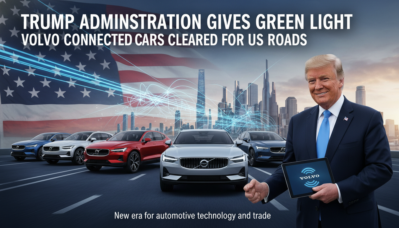 Trump administration permits Volvo to keep selling connected cars in the US