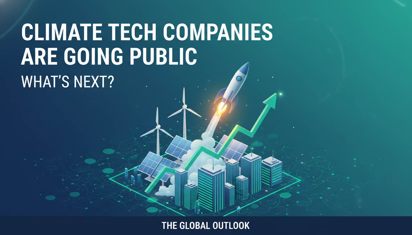 Climate tech companies are going public. What’s next?