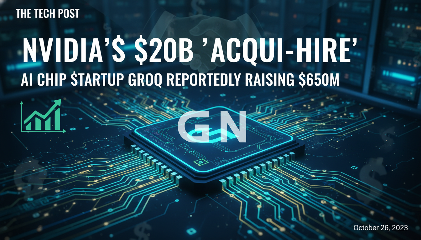 After Nvidia’s $20B not-aqui-hire, AI chip startup Groq reportedly raising $650M