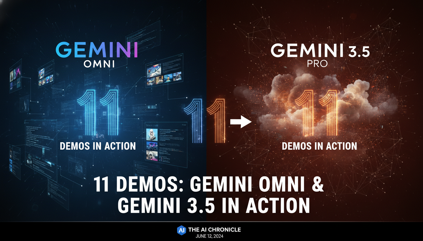 11 demos of Gemini Omni and Gemini 3.5 in action