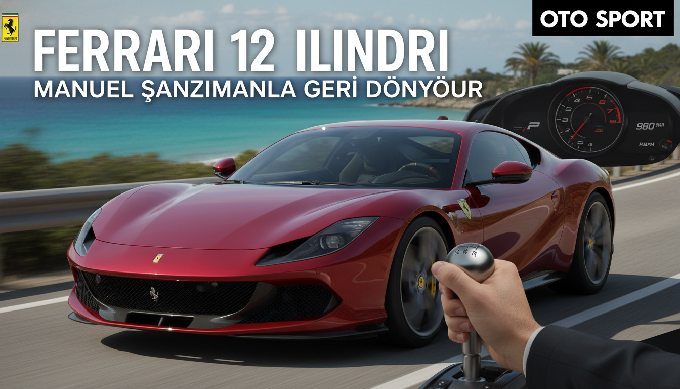 Ferrari 12Cilindri Manuel Şanzımanla Geri Dönüyor