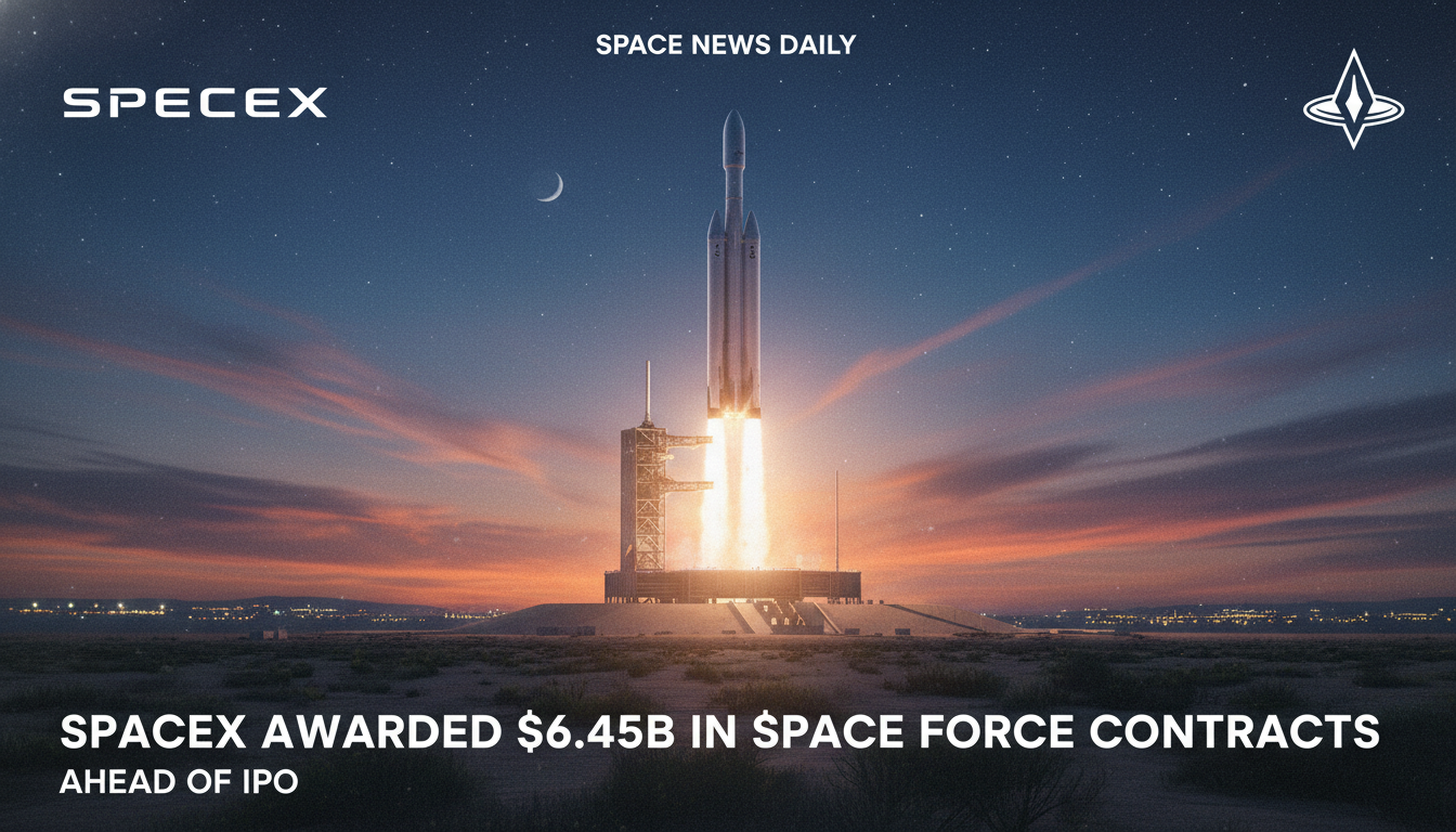 SpaceX awarded $6.45B in Space Force contracts ahead of IPO