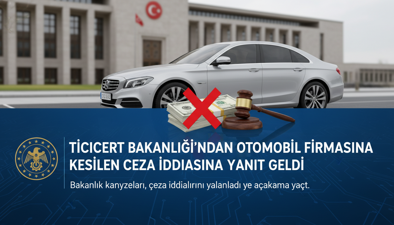 Ticaret Bakanlığı’ndan Otomobil Firmasına Kesilen Ceza İddiasına Yanıt Geldi