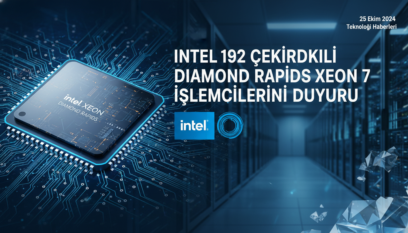 Intel 192 Çekirdekli Diamond Rapids Xeon 7 İşlemcilerini Duyurdu