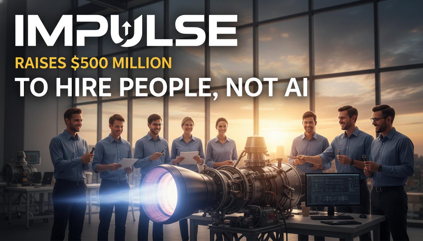 Rocket engine startup Impulse raises $500 million to hire people, not AI