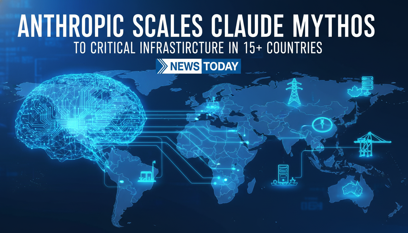 Anthropic scales Claude Mythos  to critical infrastructure in 15+ countries