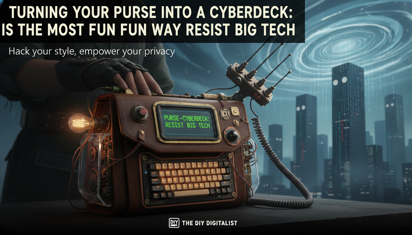 Turning your purse into a cyberdeck is the most fun way to resist big tech