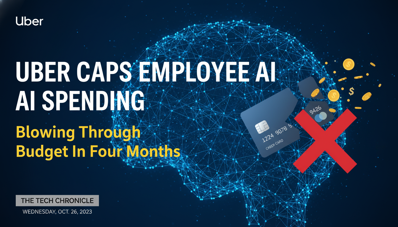 Uber caps employee AI spending after blowing through budget in four months