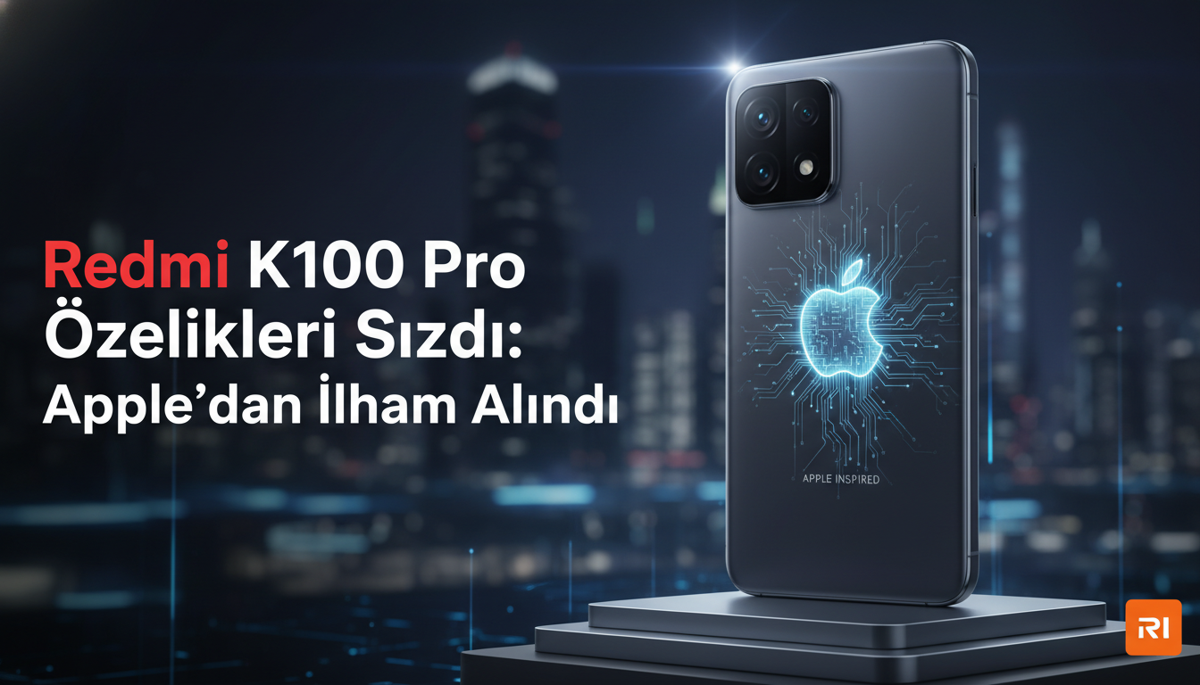Redmi K100 Pro Özellikleri Sızdı: Apple’dan İlham Alındı