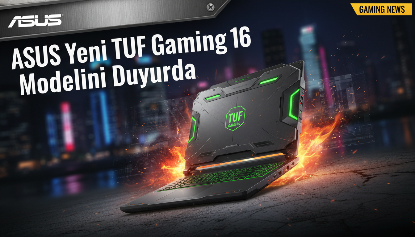 ASUS Yeni TUF Gaming 16 Modelini Duyurdu