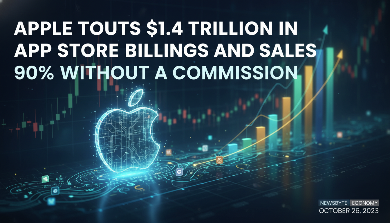Apple touts $1.4 trillion in App Store billings and sales, 90% without a commission