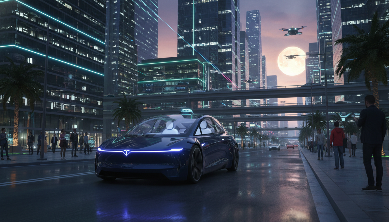 Tesla, Sürücüsüz Robotaksi Hizmetini Tüm Austin'e Genişletiyor