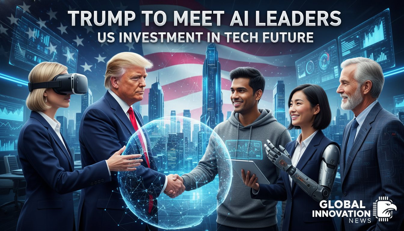 Trump to meet AI leaders to discuss US investment in their companies