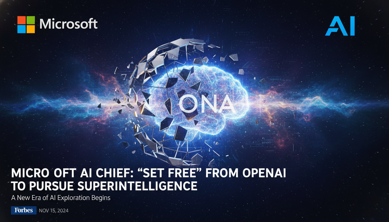 Microsoft AI chief says company was “set free” from OpenAI to pursue superintelligence