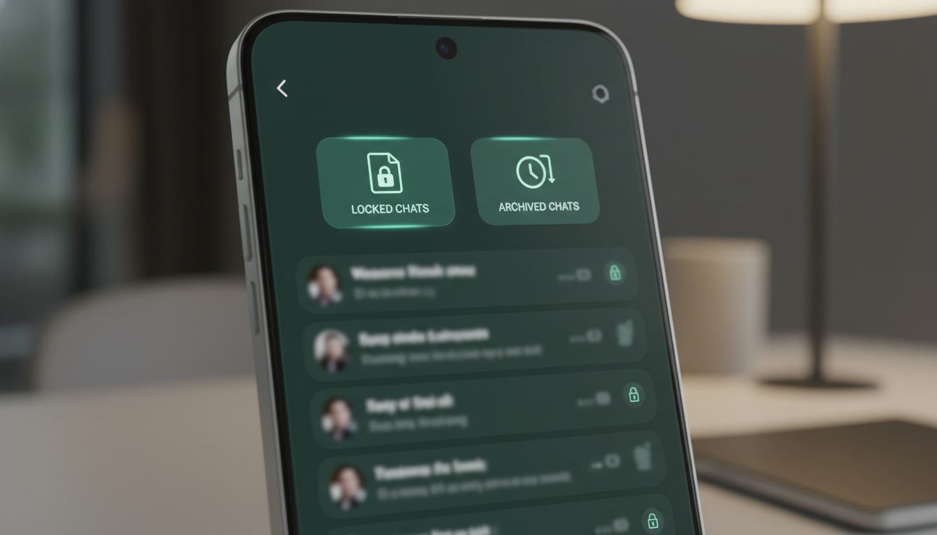 WhatsApp, Arşivlenmiş ve Kilitli Sohbetler İçin Yeni Filtreleme Sistemini Test Ediyor