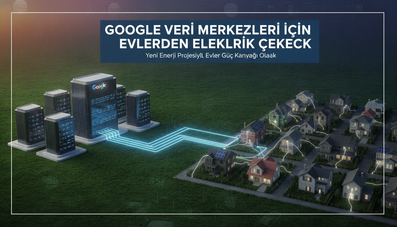 Google Veri Merkezleri için Evlerden Elektrik Çekecek