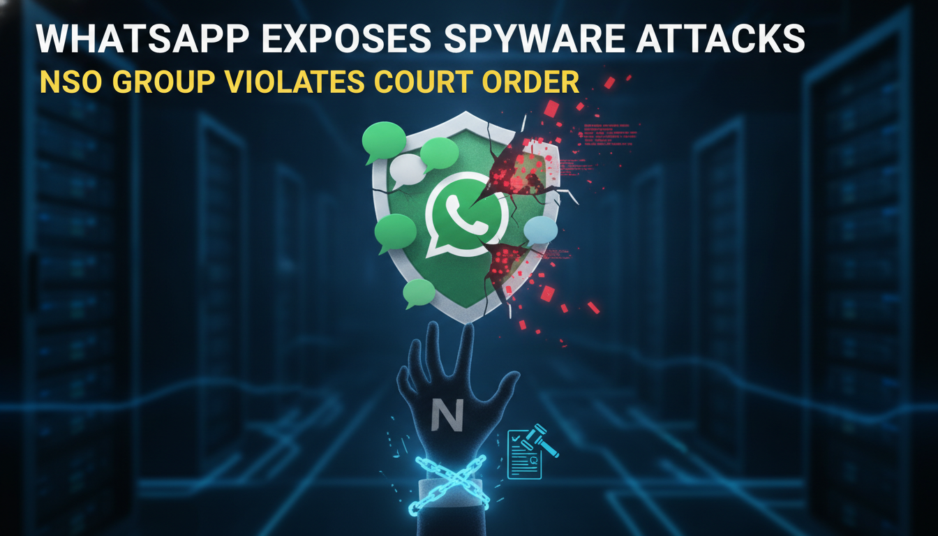 WhatsApp says it caught new spyware attacks linked to NSO Group in violation of court order