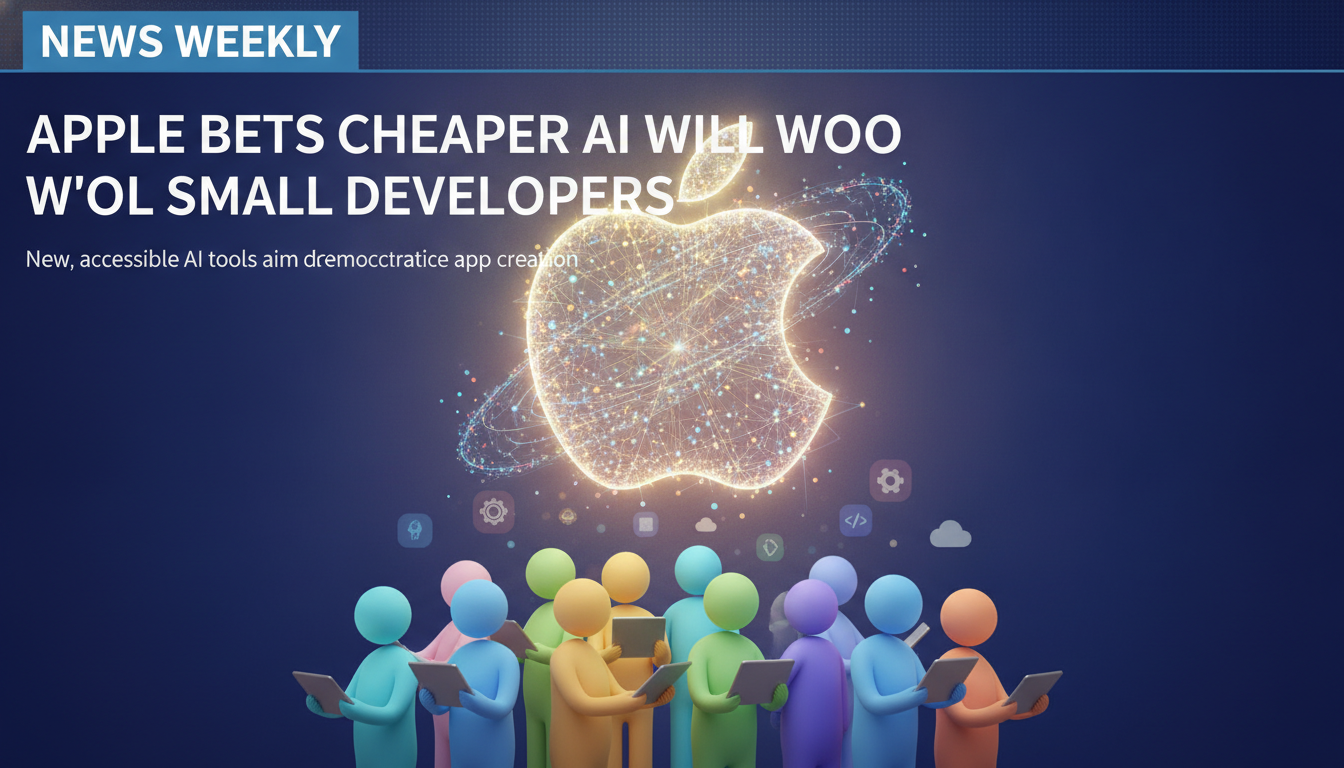 Apple bets cheaper AI will woo small developers