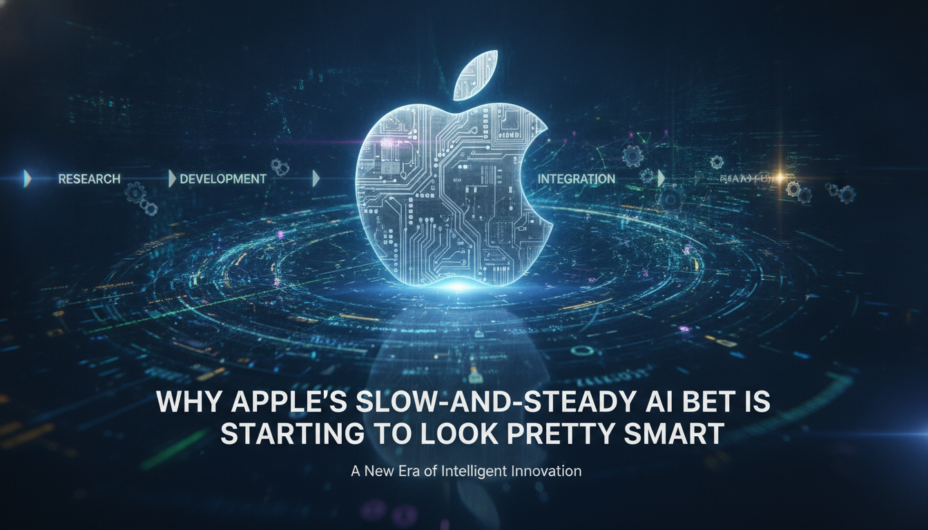 Why Apple’s slow-and-steady AI bet is starting to look pretty smart