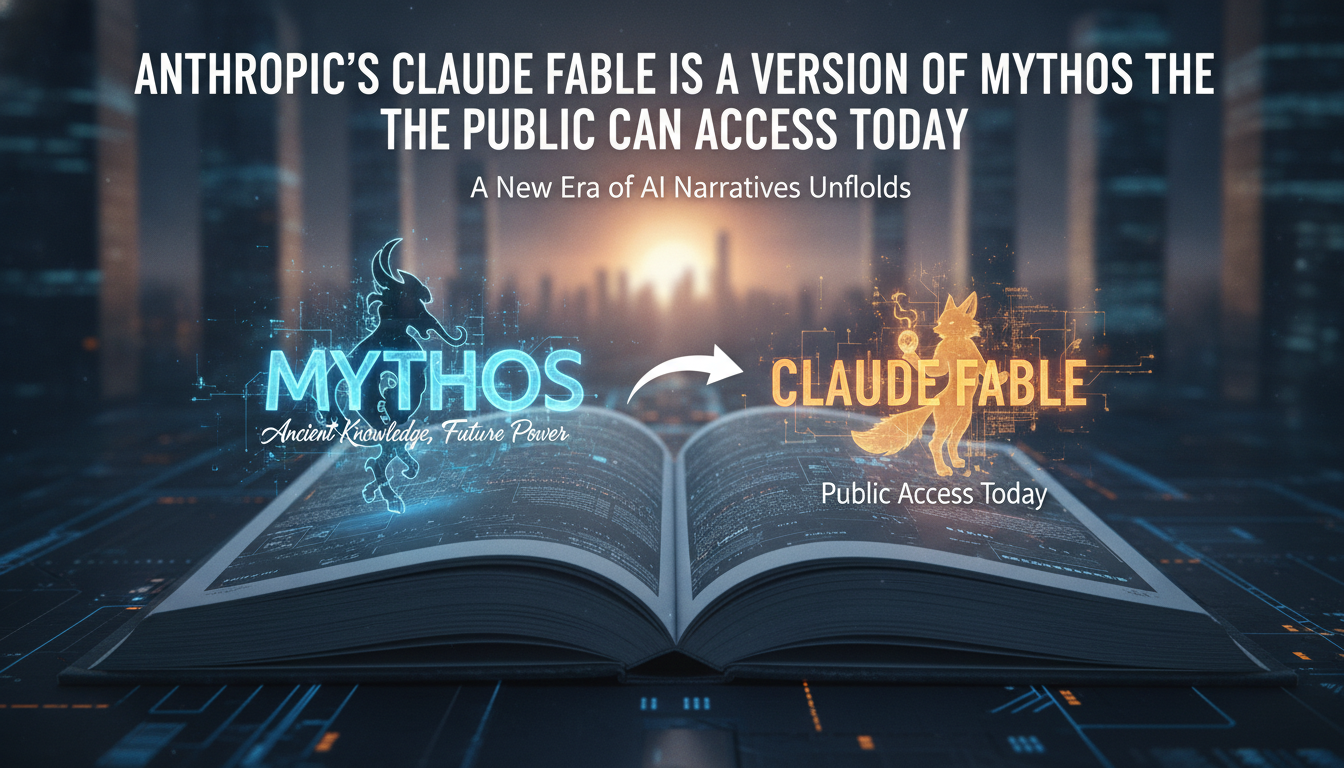 Anthropic’s Claude Fable is a version of Mythos the public can access today
