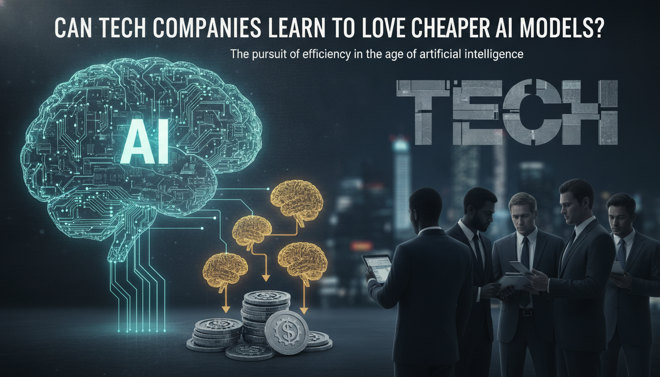 Can tech companies learn to love cheaper AI models?