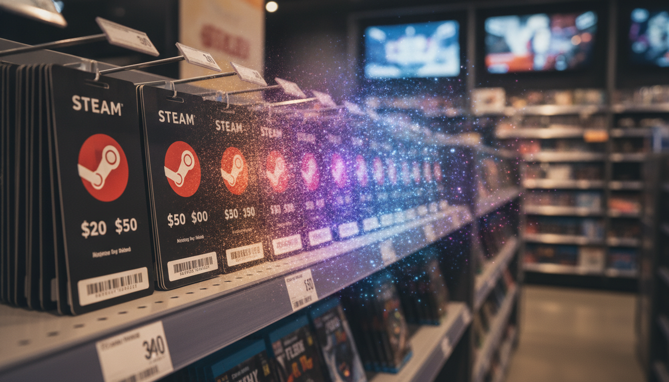 Valve'dan Radikal Karar: Fiziksel Steam Hediye Kartları Tarih Oluyor