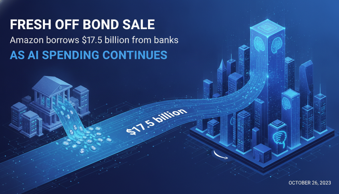 Fresh off bond sale, Amazon borrows $17.5 billion from banks as AI spending continues