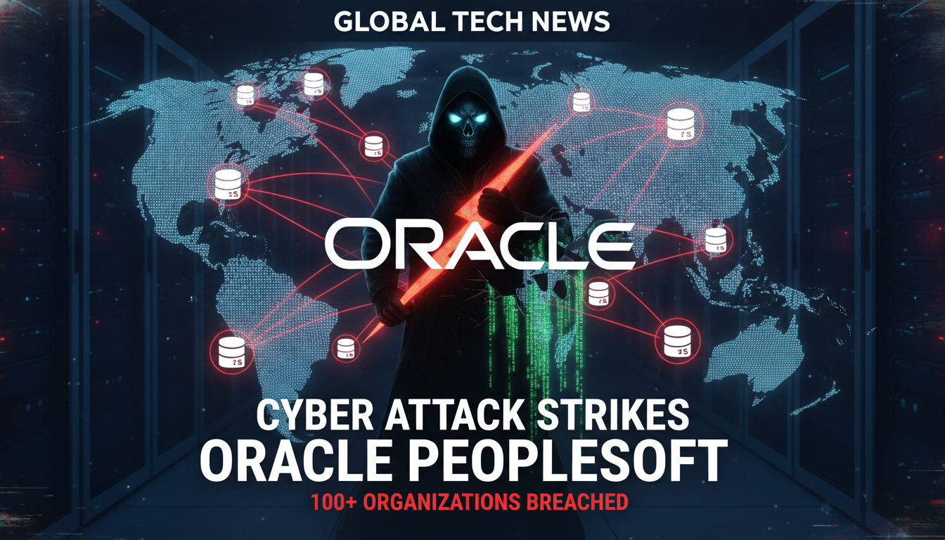 Cybercriminals claim breach of Oracle PeopleSoft servers at 100-plus organizations