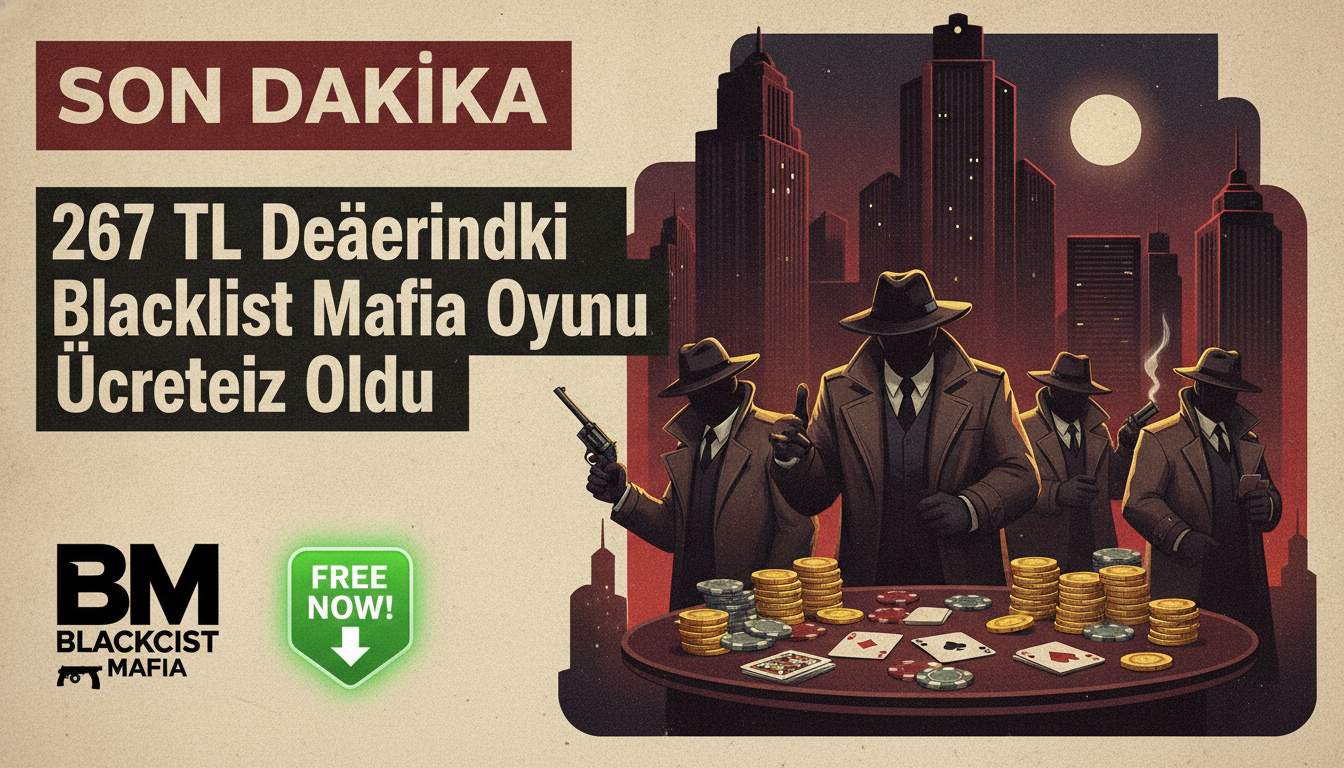 267 TL Değerindeki Blacklist Mafia Oyunu Ücretsiz Oldu