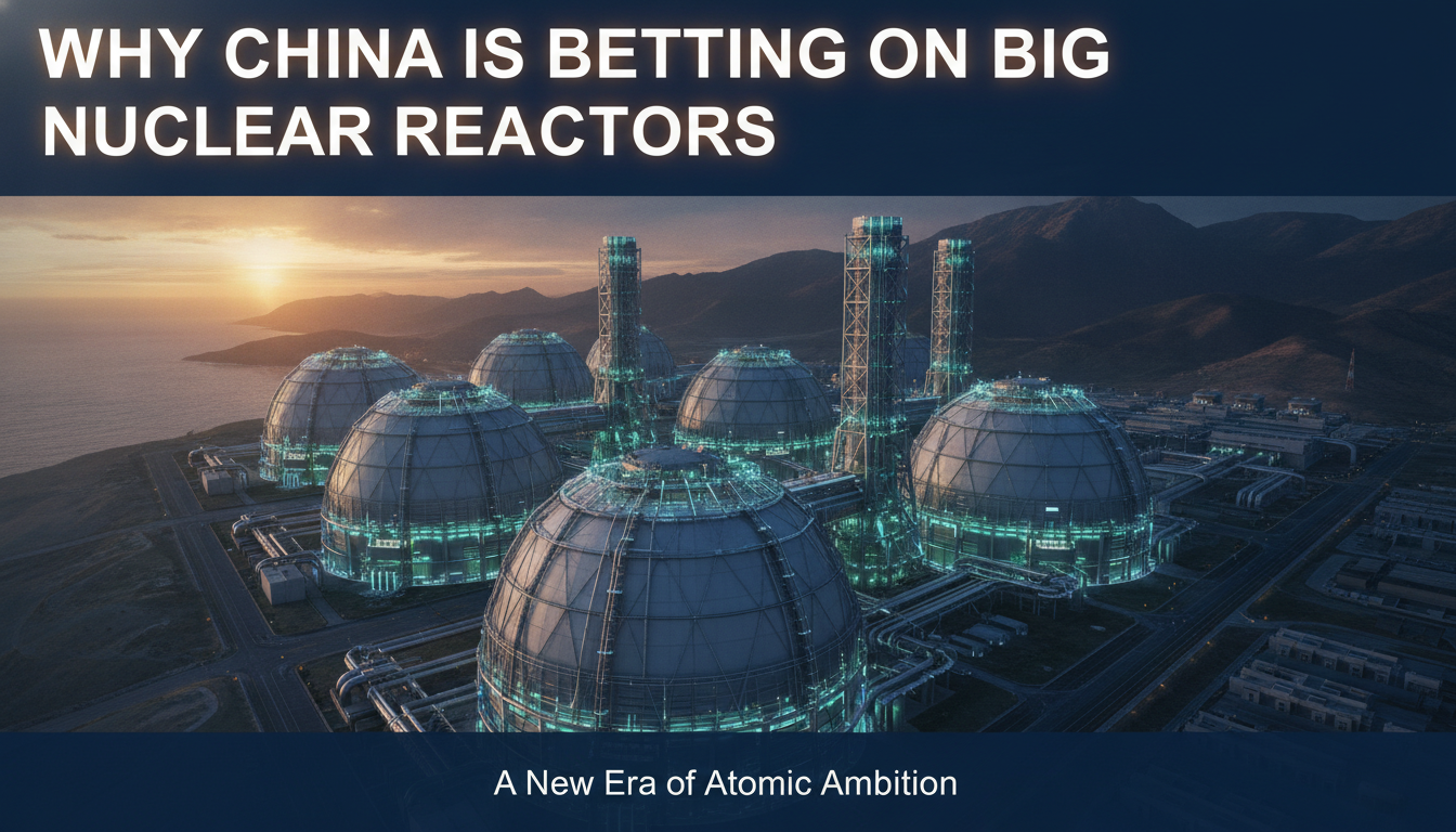 Why China is betting on big nuclear reactors