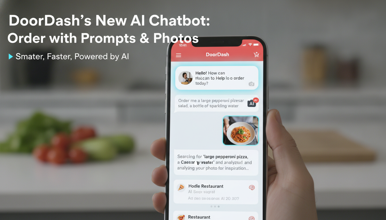 DoorDash’s new AI chatbot lets you order with prompts and photos