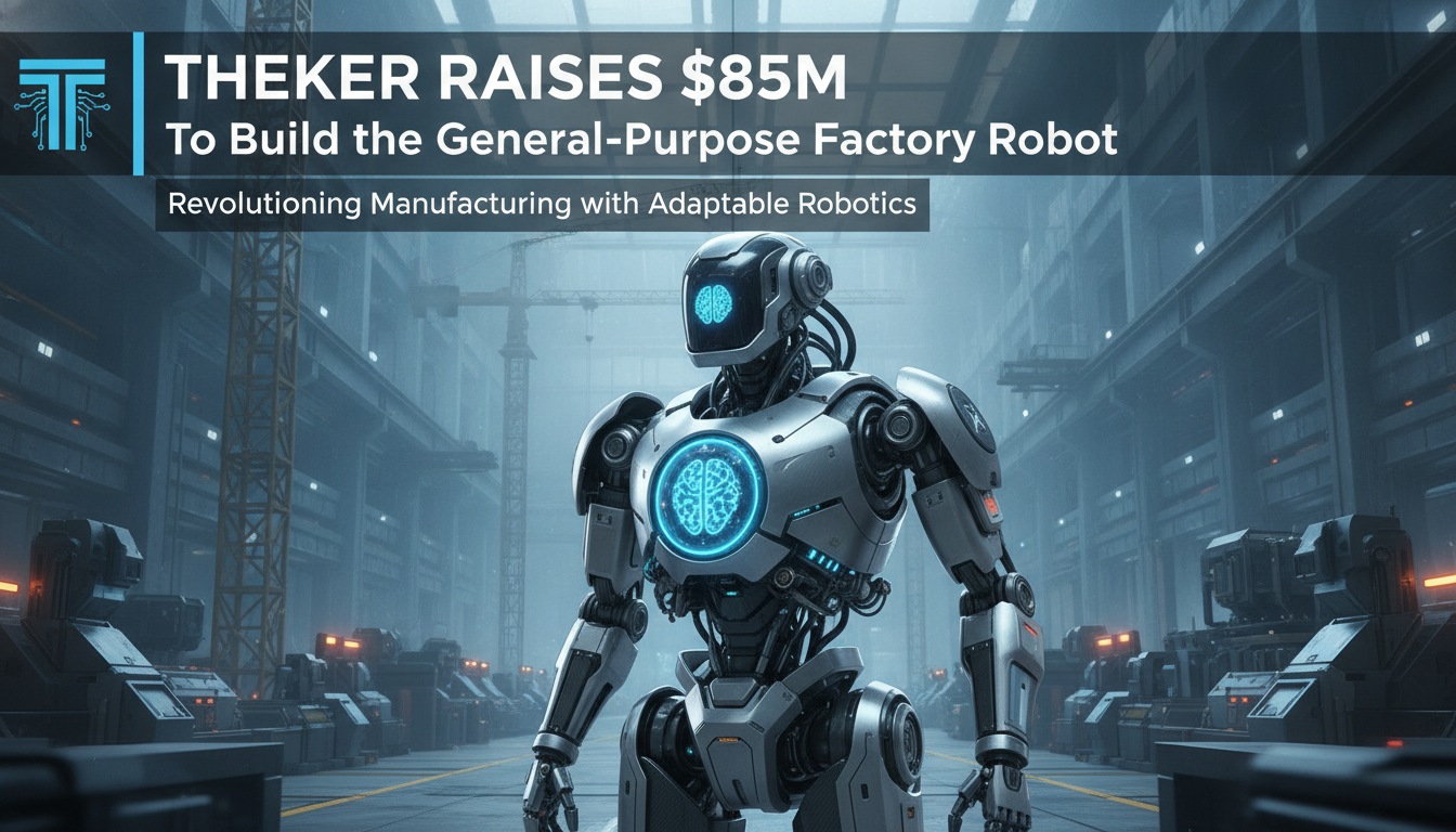 Theker just raised $85M to build the factory robot that doesn’t specialize in anything