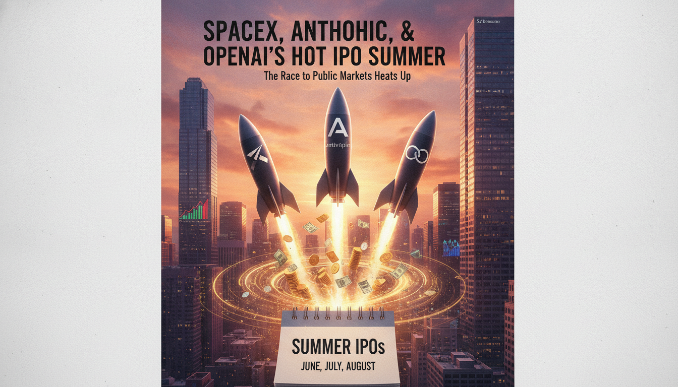 SpaceX, Anthropic, and OpenAI’s hot IPO summer