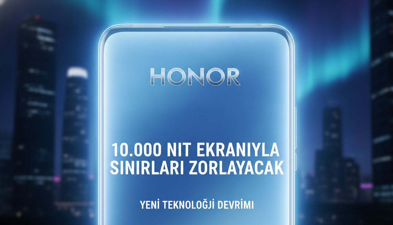 HONOR 10.000 Nit Ekranlı Telefonuyla SInırları Zorlayacak